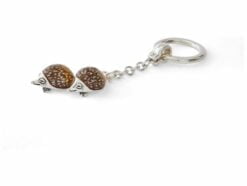 Saturno Silver Hedgehog Keyring