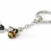 Saturno Silver Bumblebee Keyring