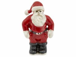 Saturno Silver Father Christmas Figurine