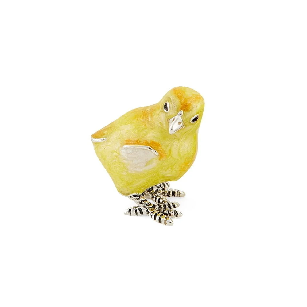 Saturno Silver with Enamel Set of 3 Chicks - Image 3