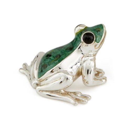 Saturno Sterling Silver with Enamel Frog Figurines - Image 3