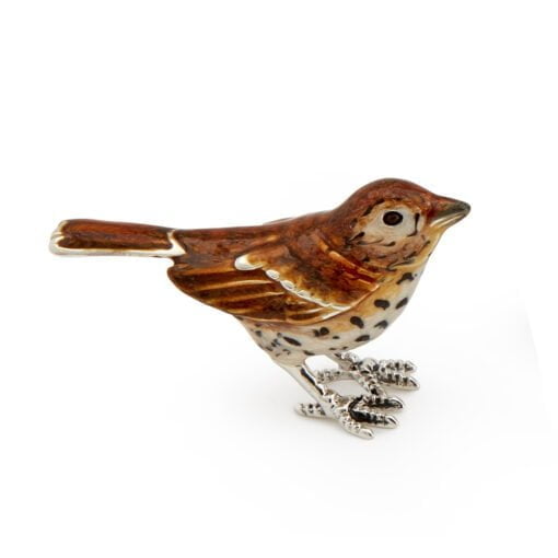 Saturno Sterling Silver with Enamel Thrush Figurines - Image 4