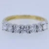 Diamond Set Half Hoop Ring