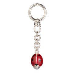 Saturno Silver Ladybird Keyring
