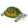 Saturno Sterling Silver and Enamel Large Turtle Figurine