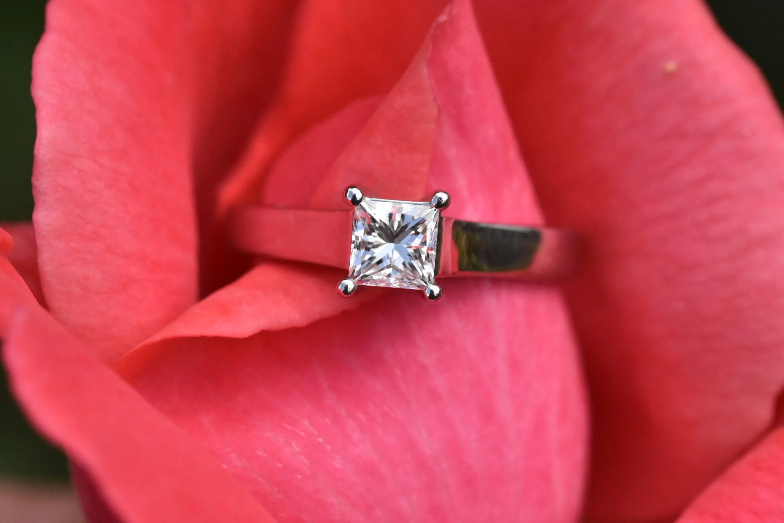 Princess Cut Diamond Ring - Image 3