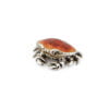 Saturno Silver Miniature Crab Figurine