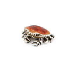 Saturno Silver Miniature Crab Figurine