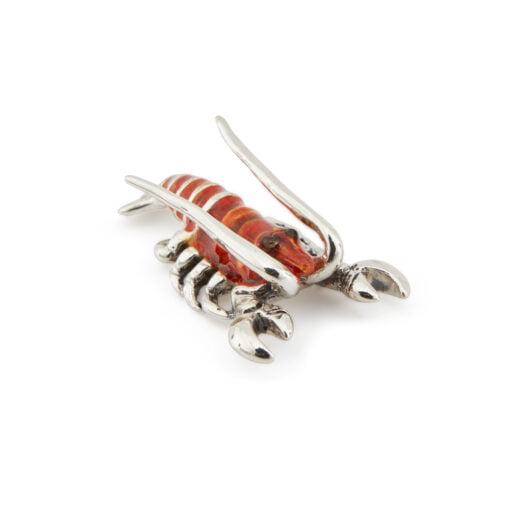 Saturno Silver Lobster Miniature Figurine