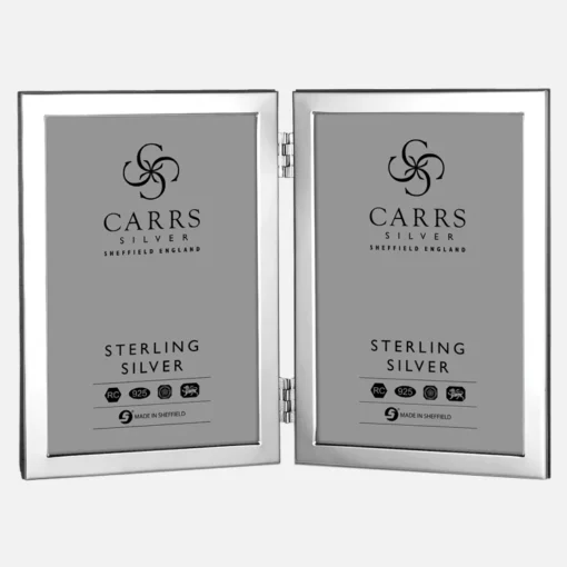Sterling Silver Double 6 x 4  Photograph Frame - Carrs Silver