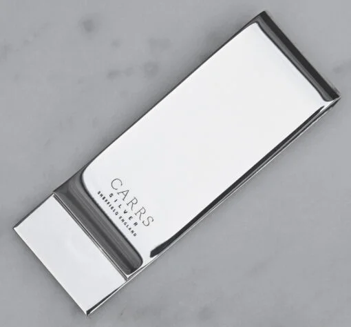 Sterling Silver Money Clip with Feature Hallmark from Carrs Silver - Image 2
