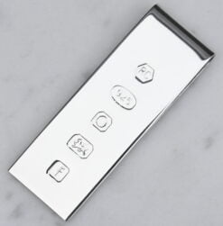 Sterling Silver Money Clip with Feature Hallmark from Carrs Silver