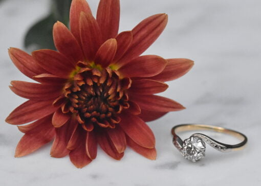 Old Cut Diamond Single Stone Ring - Image 2