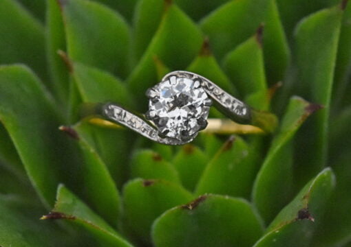 Old Cut Diamond Single Stone Ring - Image 4