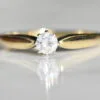 Modern Diamond Single Stone Ring