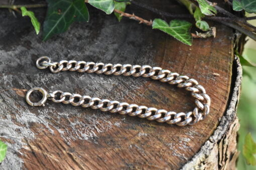 Graduating Rose Gold Curb Bracelet - Image 2