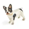 Saturno Sterling Silver with Enamel French Bulldog Figurine
