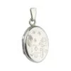 Sterling Silver Unicorn Oval Locket