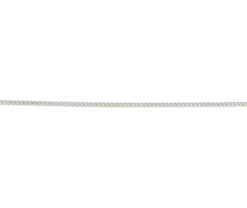 Curteis Sterling Silver 2.45mm Close Curb Pendant Chain