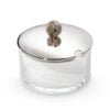 francis howard sterling silver and glass marmalade jar