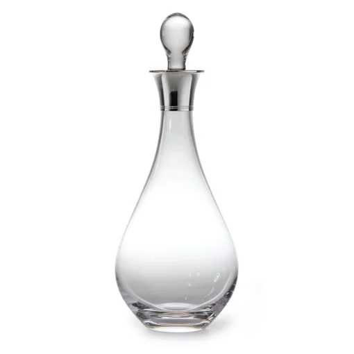 crystal and silver decanter