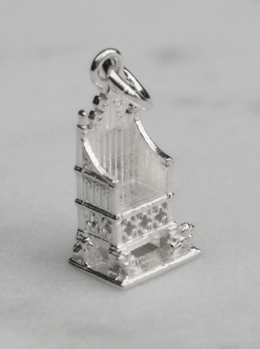 silver coronation chair