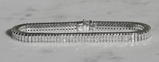 white gold diamond tennis bracelet