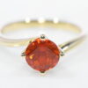 fire opal ring