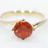 fire opal ring