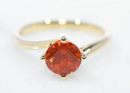 fire opal ring