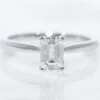 Emerald Cut Lab Diamond Ring