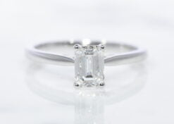 Emerald Cut Lab Diamond Ring