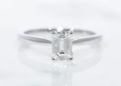 Emerald Cut Lab Diamond Ring
