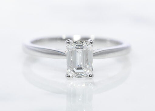 Emerald Cut Lab Diamond Ring