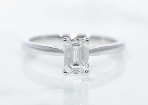 Emerald Cut Lab Diamond Ring