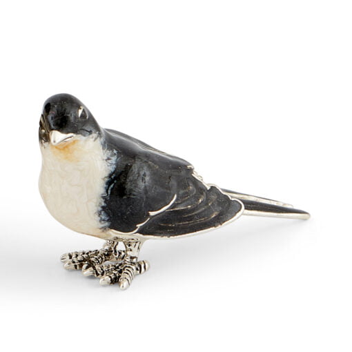 Saturno Silver and Enamel Swallow Figurines - Image 3