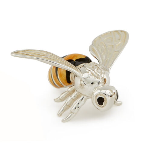 Saturno Silver with Enamel Honey Bee Figurine - Image 3