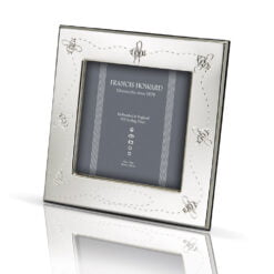 4x4 silver bee photo frame