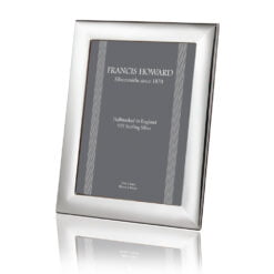 francis howard plain silver photo frame
