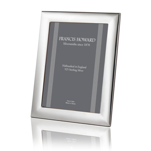 francis howard plain silver photo frame