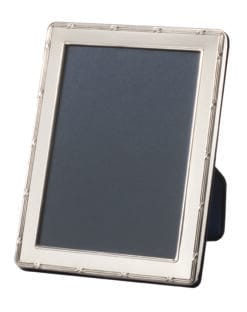 reed and ribbon patterned photo frame