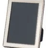 silver plated beaded photo frame