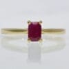 yellow gold ruby ring