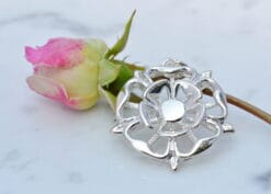 large tudor rose pendant