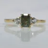 three stone sapphire ring