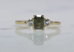 three stone sapphire ring