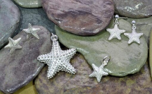 Sterling Silver Small Starfish Pendant - Image 4