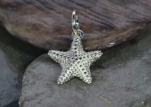 Sterling Silver Small Starfish Pendant - Image 3