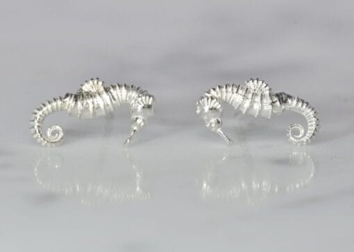 seahorse stud earrings