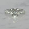 platinum diamond solitaire ring